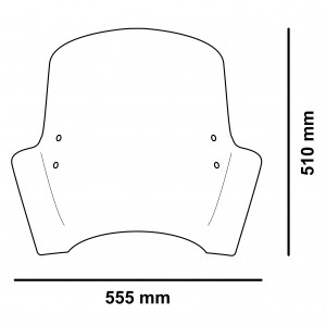 T.X. plexi HONDA SCOOPY  SH125i (2020-) SH350I (2021-) kép