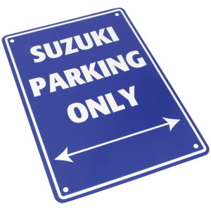 Bike It alumínium parkolótábla – csak Suzuki parkoló kép