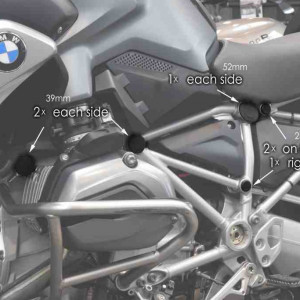 Puig TAKARÓ KUPAKOK  BMW R1200GS/R1250 GS/ADVENTURE/EXECUTIVE/RALLY/HP (2013-2021) kép