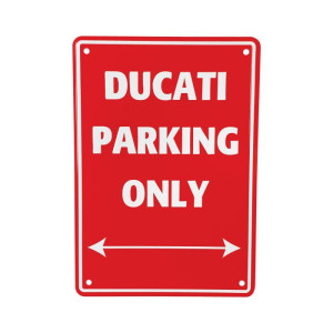 Bike It alumínium parkolótábla – csak a Ducati parkoló kép