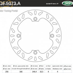 Féktárcsa DF.5073 A kép