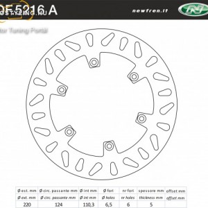 Féktárcsa DF.5190 AF kép