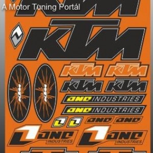 Matrica szett, KTM kép