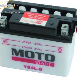 MotoSTART YB 4L-B elektrolittal kép