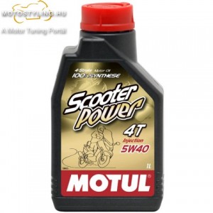MOTUL SCOOTER POWER 4T 5W-40 1L kép