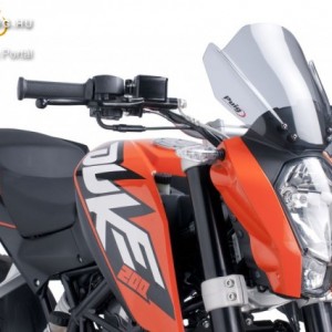 Naked New Generation plexi KTM 125/200/390 DUKE 2011-2015 kép