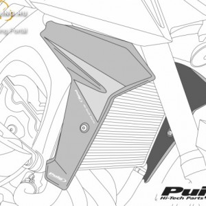 Radiátor oldallapok Yamaha XSR900 2016 kép