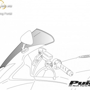 Standard plexi,Puig Yamaha YZF 600 R THUNDERCAT (1996-2002) kép